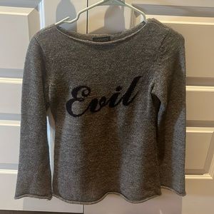 HYSTERIC GLAMOUR evil sweater